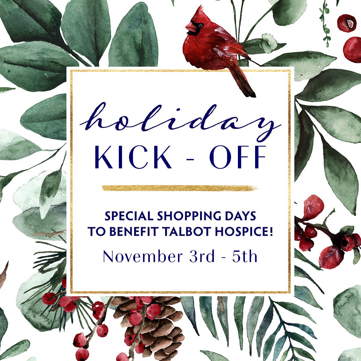 Bountiful Holiday Kick-Off Benefiting Talbot Hospice is November 3-5, 2023