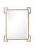 Easton Mirror from the Jamie Merida Collection for Chelsea House - antique gold leaf mirror isolated on white backgorund